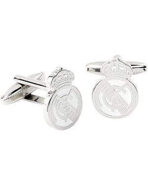 Real Madrid Cf Boutons De Manchettes Ta14334 - Métallisé