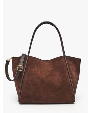 Milano Sac à main Sac bandoulière Velvet caviar cuir VELVET CAVIAR 61F-0VC24021 - Marron