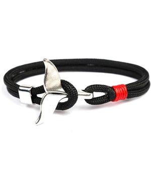 Clj Charles Le Jeune Bracelets Bracelet Queue de baleine - Noir