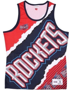 Mitchell & Ness Debardeur Jumbotron 2.0 Mesh Tank Harwood Classics - Rouge