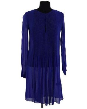 Antik Batik Robe Robe bleue