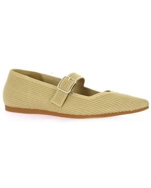 Miss Elastic Ballerines Ballerines toile - Neutre