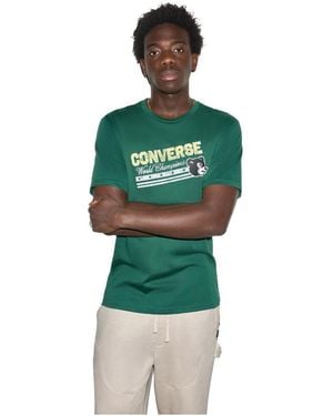 Converse T-Shirt Fighting Bear Tee - Vert