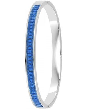 Sc Crystal Bracelets B4337-ARGENT-SAPPHIRE - Bleu