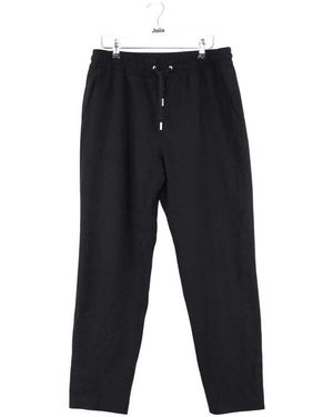 Max & Moi Jogging Pantalon Droit En Laine - Bleu