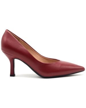 Francescomilano Chaussures escarpins decollete in pelle - Rouge