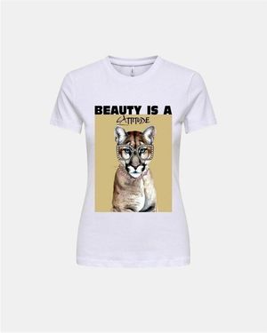 ONLY T-Shirt 15291975 Vibe - Wit