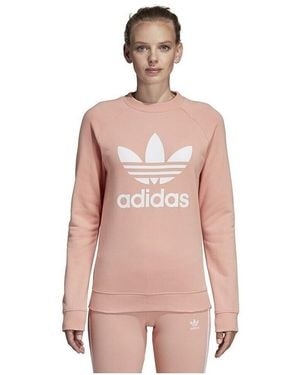 adidas Sweat-Shirt Trefoil Crew Sweat - Rose