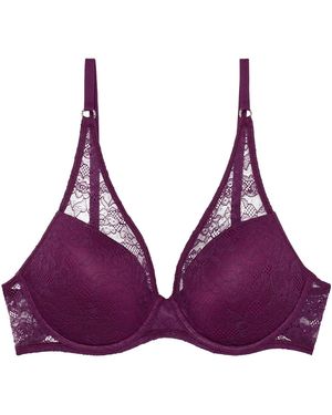 Passionata Emboitants Soutien-Gorge Plongeant Avec Armature Et Rembourrage Simone - Violet