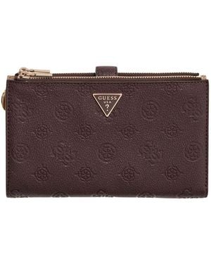 Guess Portefeuille Compagnon Blake Logo - Marron