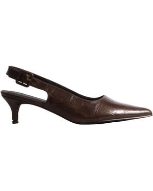 The Divine Factory Chaussures Escarpins Escarpins À Brides - Marron