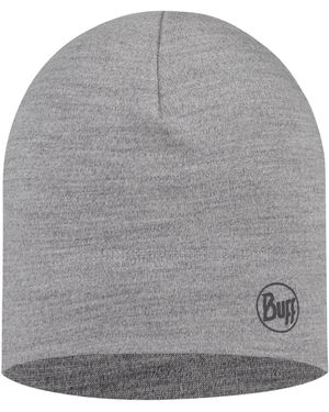 Buff Muts Merino Midweight Hat Beanie - Grijs