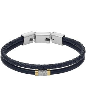 Fossil Bracelets Bracelet double rang bleu