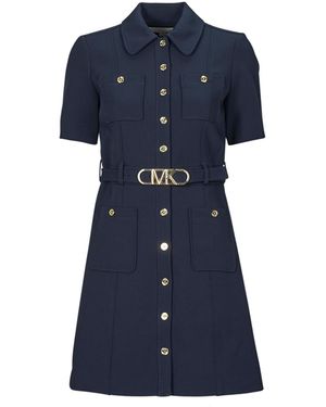 MICHAEL Michael Kors Abito Corto Mod Belt Dress - Blu