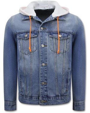 Local Fanatic Spijkerjack Denim Spijkejack Capuchon Rj - Blauw