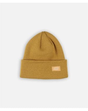 Oxbow Bonnet Bonnet uni à revers CRAIG - Jaune