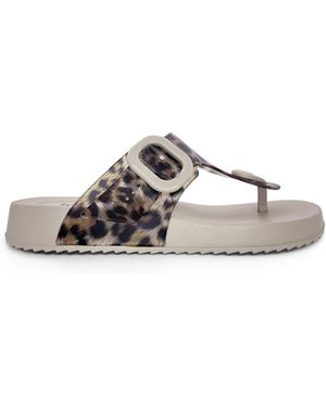 Pisamonas Sandales Sandales Plastique Bari Animal Print - Marron