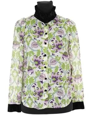 Manoush Blouses Blouse en coton verte
