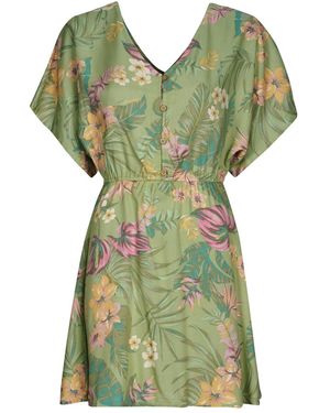 Roxy Korte Jurk Season Of Sun - Groen