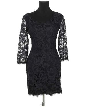 Diane von Furstenberg Robe courte Robe en coton noire
