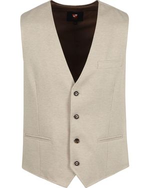 Suitable Blazer Gilet Gris - Naturel