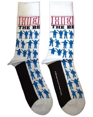 The Beatles Chaussettes Help - Bleu