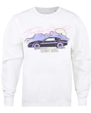 Knight Rider Sweatshirts Turbo Booster - Blanc