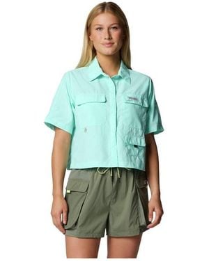 Columbia Chemise Pfg Open Water - Vert