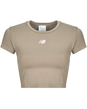 New Balance T-Shirt Nb Harmony Fitted T-Shirt - Neutro