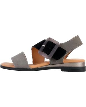 The Divine Factory Sandales Sandales Cuir Alenoa - Noir