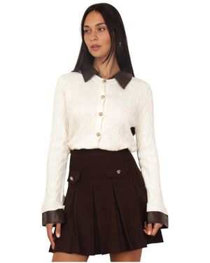 La Modeuse Gilet Gilets, Cardigans Pour Femme - Blanc