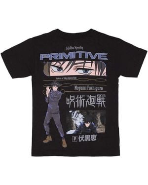 Primitive Skateboarding T-Shirt Fushiguro Tee X Jujutsu Kaisen - Noir