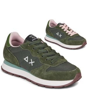 Sun 68 Lage Sneakers Ally Solid - Groen