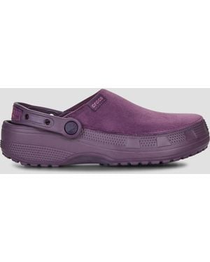 Crocs™ Clogs Classic Crafted Velvet Clog - Lila