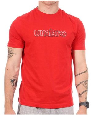 Umbro T-shirt Outl Net - Rouge