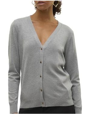 Vero Moda Gilet Cardigan - Gris