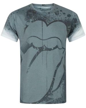 The Rolling Stones T-shirt Tongue - Bleu