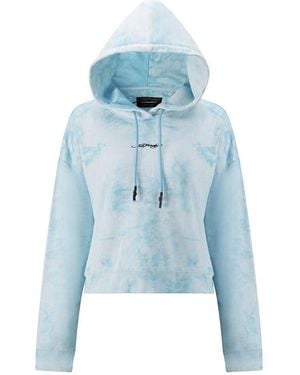 Ed Hardy Sweat-shirt Los tigre grop hoody turquesa - Bleu