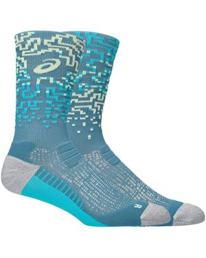 Asics Chaussettes De Sports Performance Run Sock Crew - Bleu