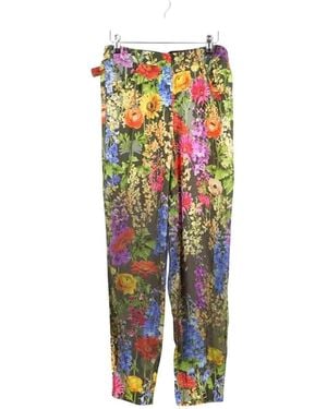 Roseanna Pantalon Pantalon Droit - Vert