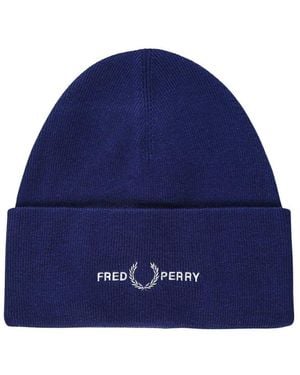 Fred Perry Bonnet SY187 - Bleu