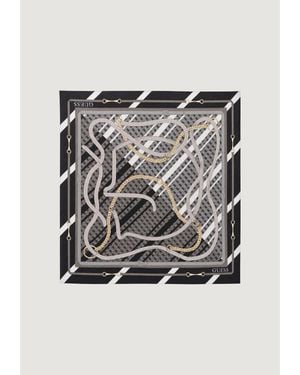 Guess Echarpe Yvonne Logo 120X120 Aw5659 Pol03 - Gris