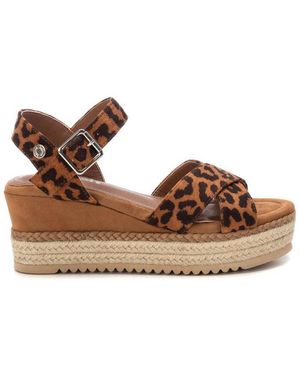Refresh Sandalen Met Sleehak 17313402 - Bruin