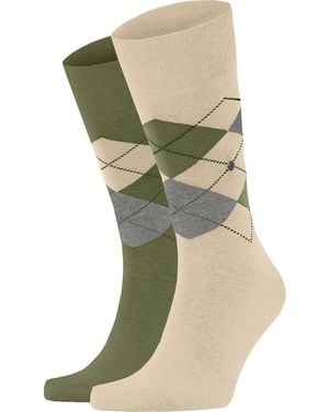 Burlington Socquettes Chaussettes Everyday Lot de 2 7472 - Vert