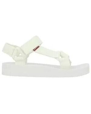 Levi's Sandales plates Chaussures - Blanc