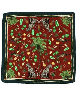 Simon Carter Costumes Et Cravates Pochette - Vert