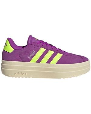 adidas Baskets Basses Baskets Vl Court Bold Cuir - Violet
