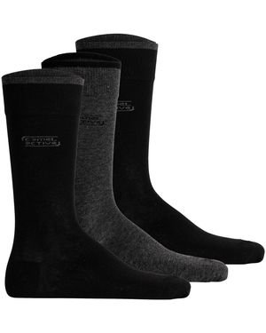 Camel Active Chaussettes Chaussettes Paquet de 3 - Noir