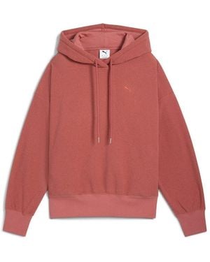 PUMA Sweat-shirt Her Oversized Winterized Hoodie - Rouge