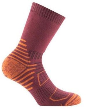 Kindy Chaussettes Mi-chaussettes Sport randonnée toute bouclette - Rouge